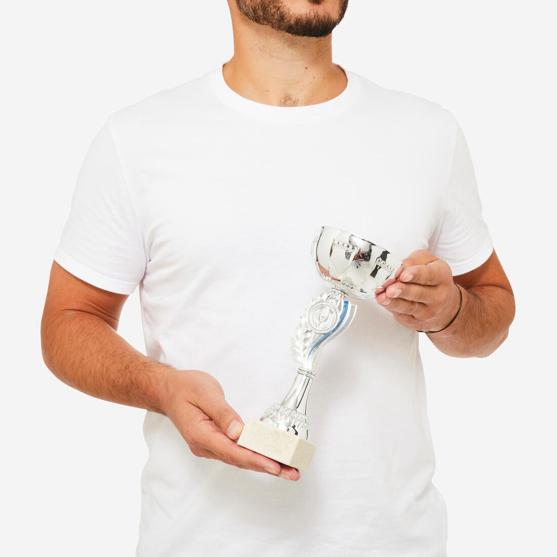 Coupe c160 argent/bleu 23cm