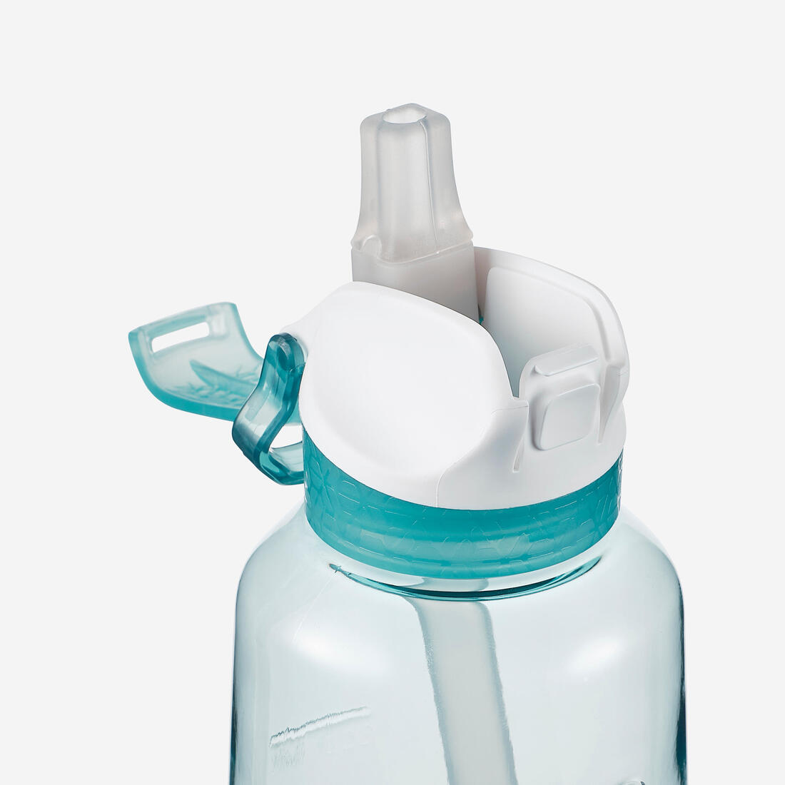 Gourde Ecozen® 0,8L avec bouchon instantané pipette et paille pour la randonnée