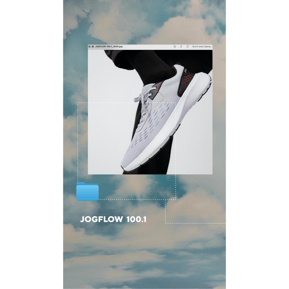 Chaussures de running homme jogflow 100.1