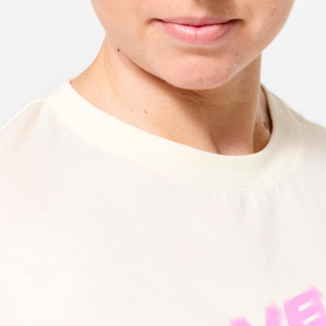 Crop top de musculation coupe ample femme
