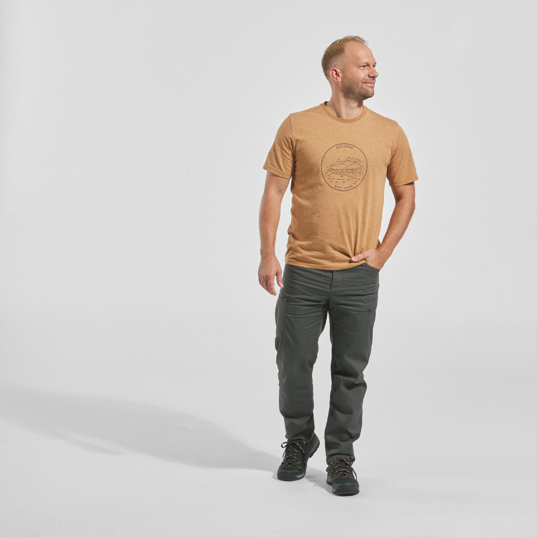 Pantalon de randonnée - nh500 regular - homme