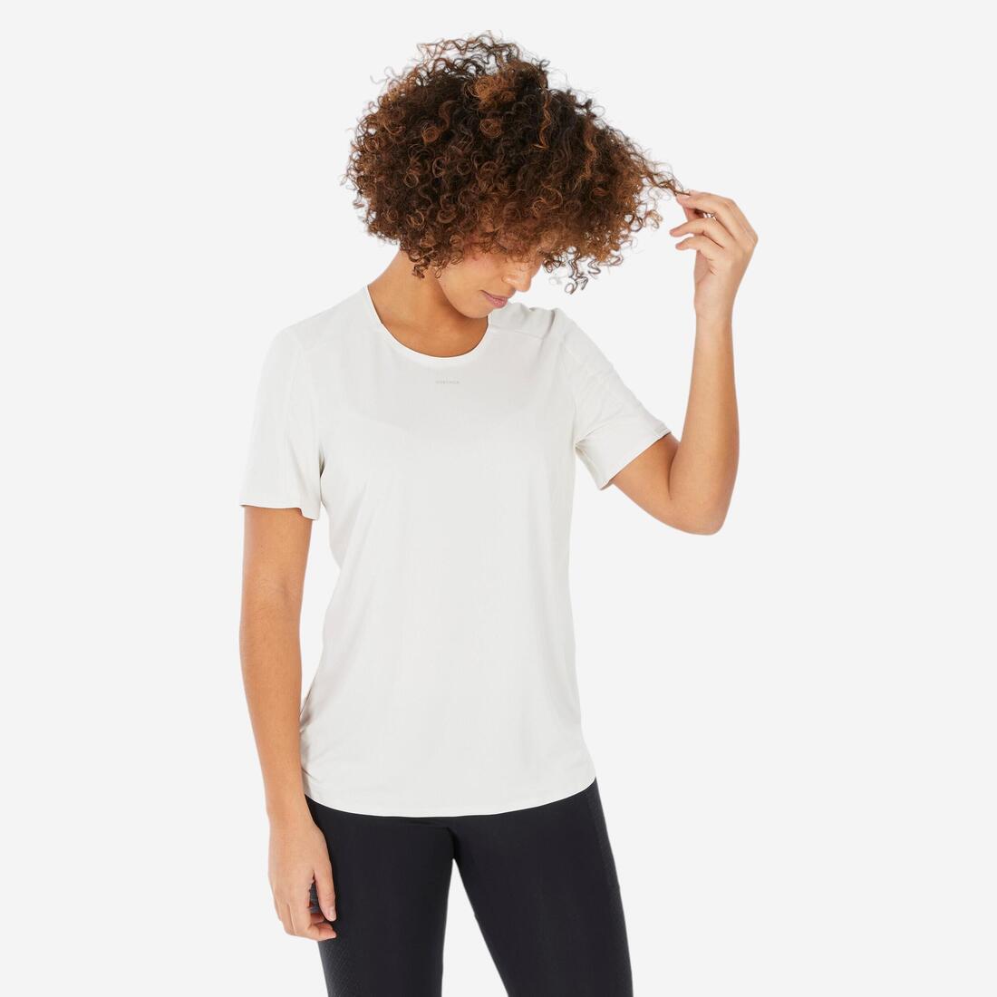 T-shirt de randonnée manches courtes femme, MH500