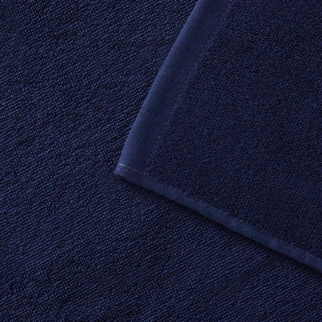 Serviette de bain 145 x 85 cm - bleu foncé