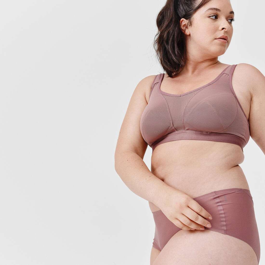 Brassière bretelles croisables maintien fort femme
