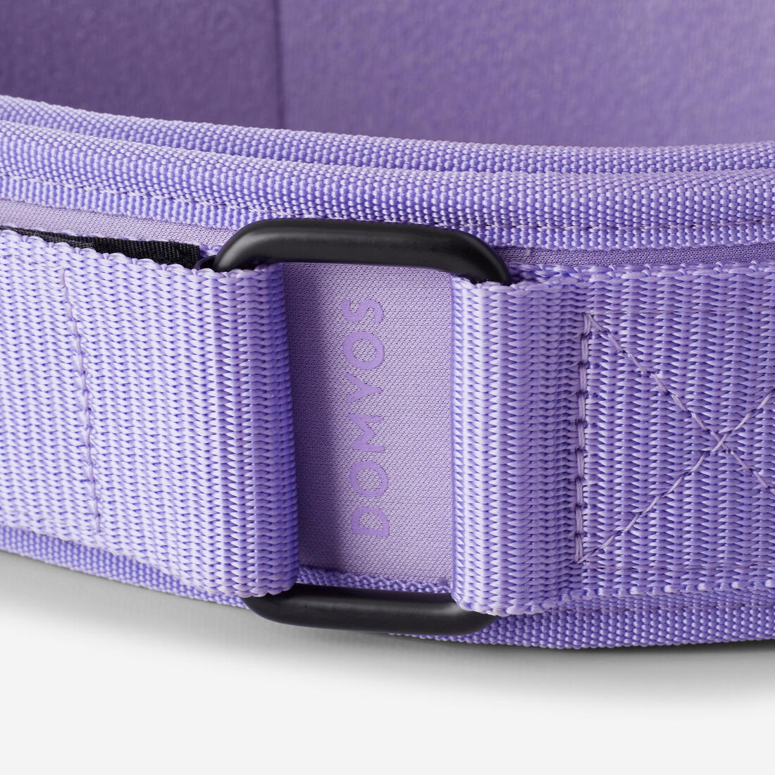 Ceinture lombaire de musculation double système de fermeture - mauve