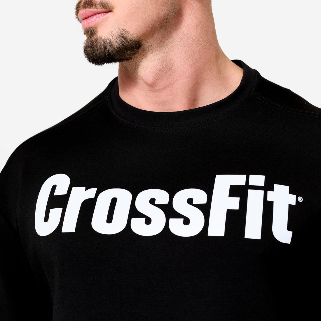 Tee shirt de crossfit® oversize unisexe, noir