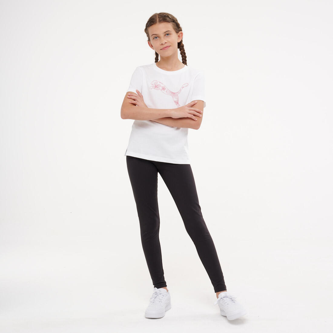 T-shirt fille en coton