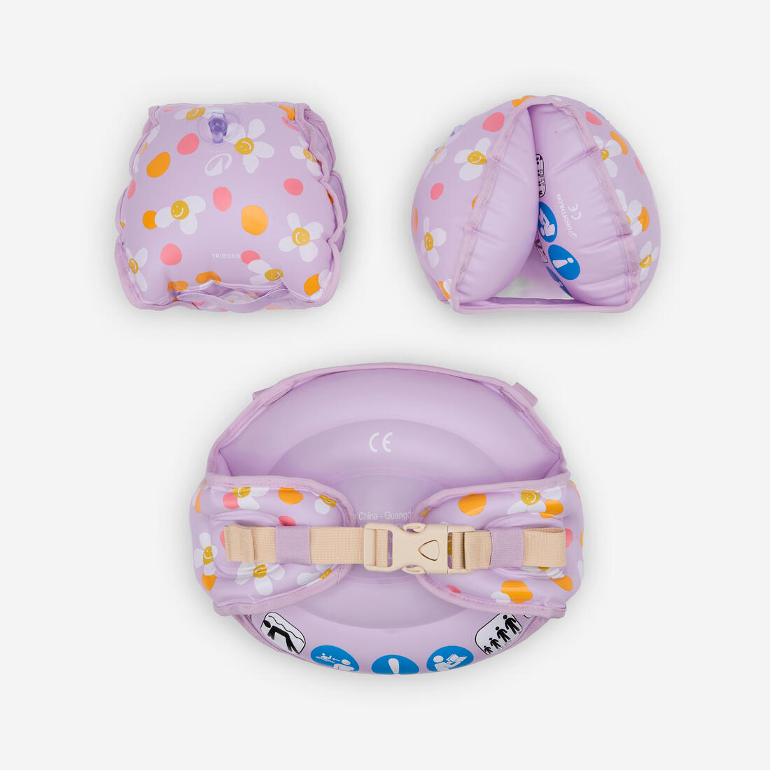 Brassards De Piscine Evolutif Enfant - Tiswim print savane