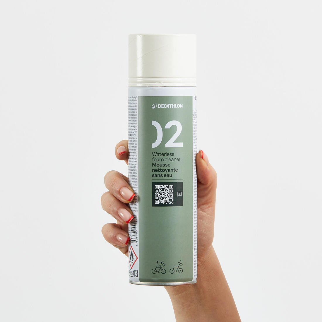 MOUSSE NETTOYANTE VELO SANS EAU AEROSOL 500 ML