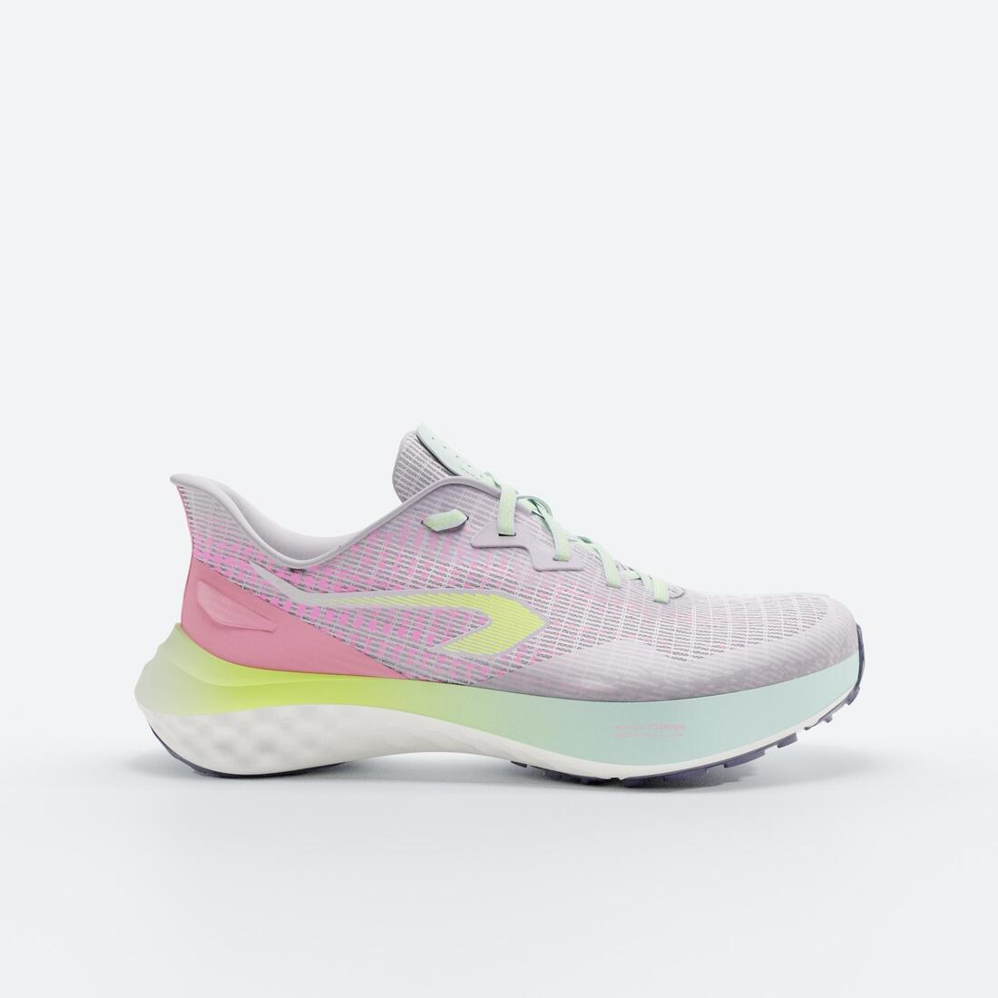 Chaussures de running Enfant - KIPRUN K500 FAST noires et jaunes