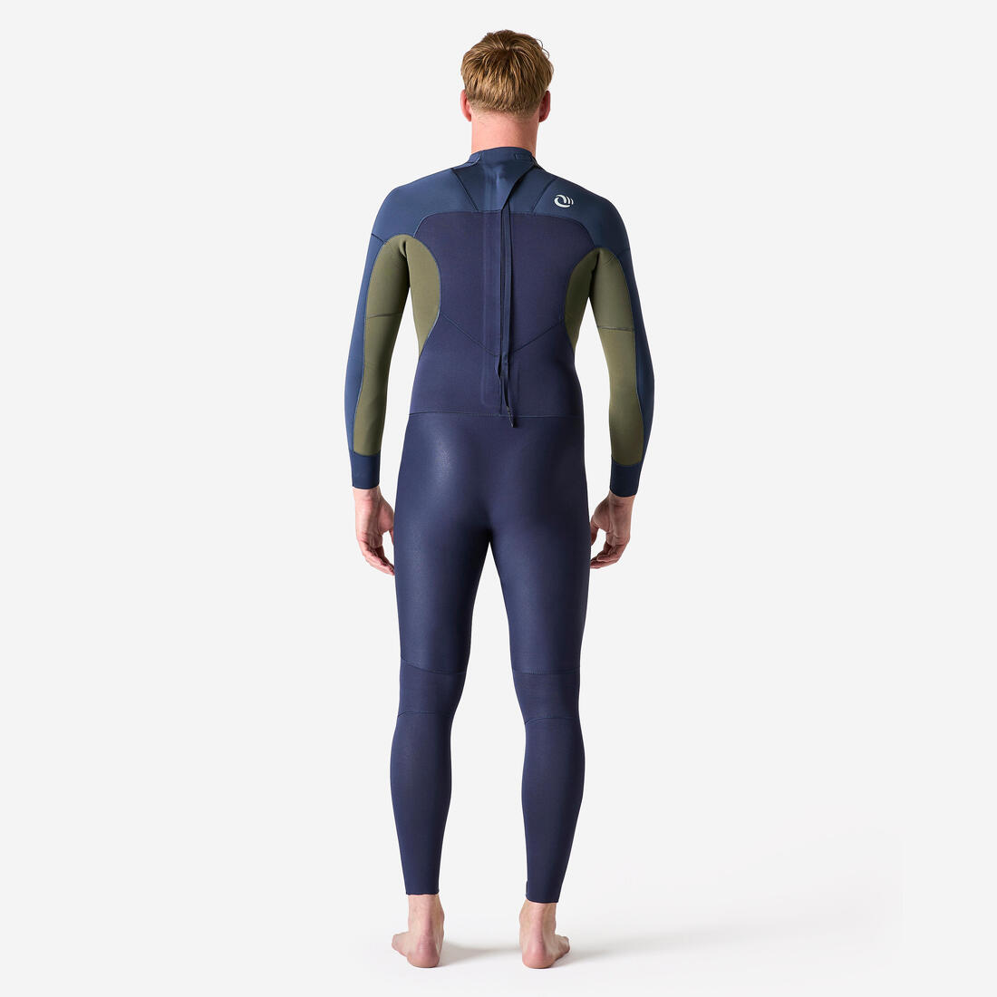 Combinaison SURF 500 Néoprène 3/2 mm homme Bleue kaki