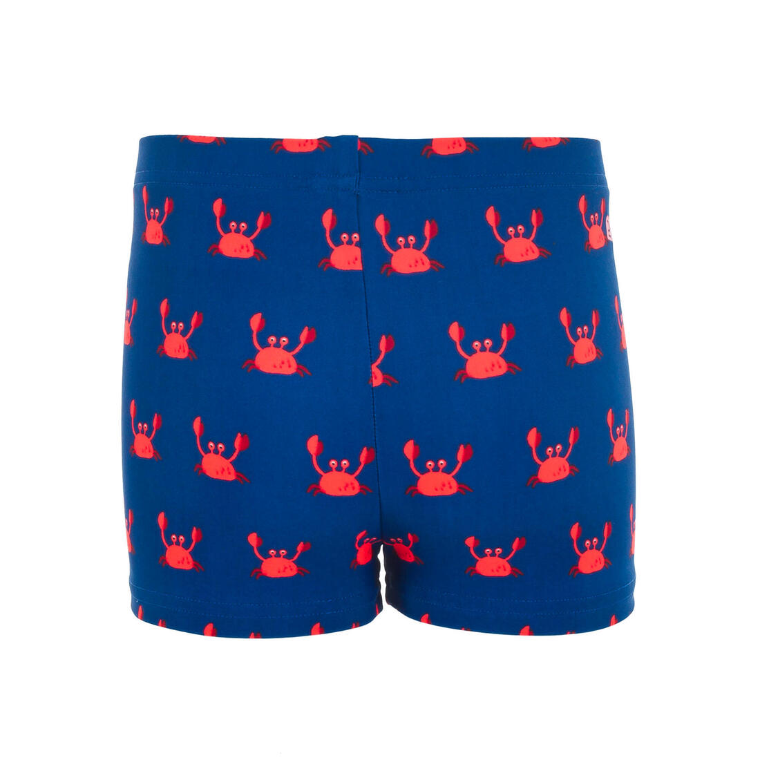 Boxer de bain bébé / enfant bleu imprimé crabes