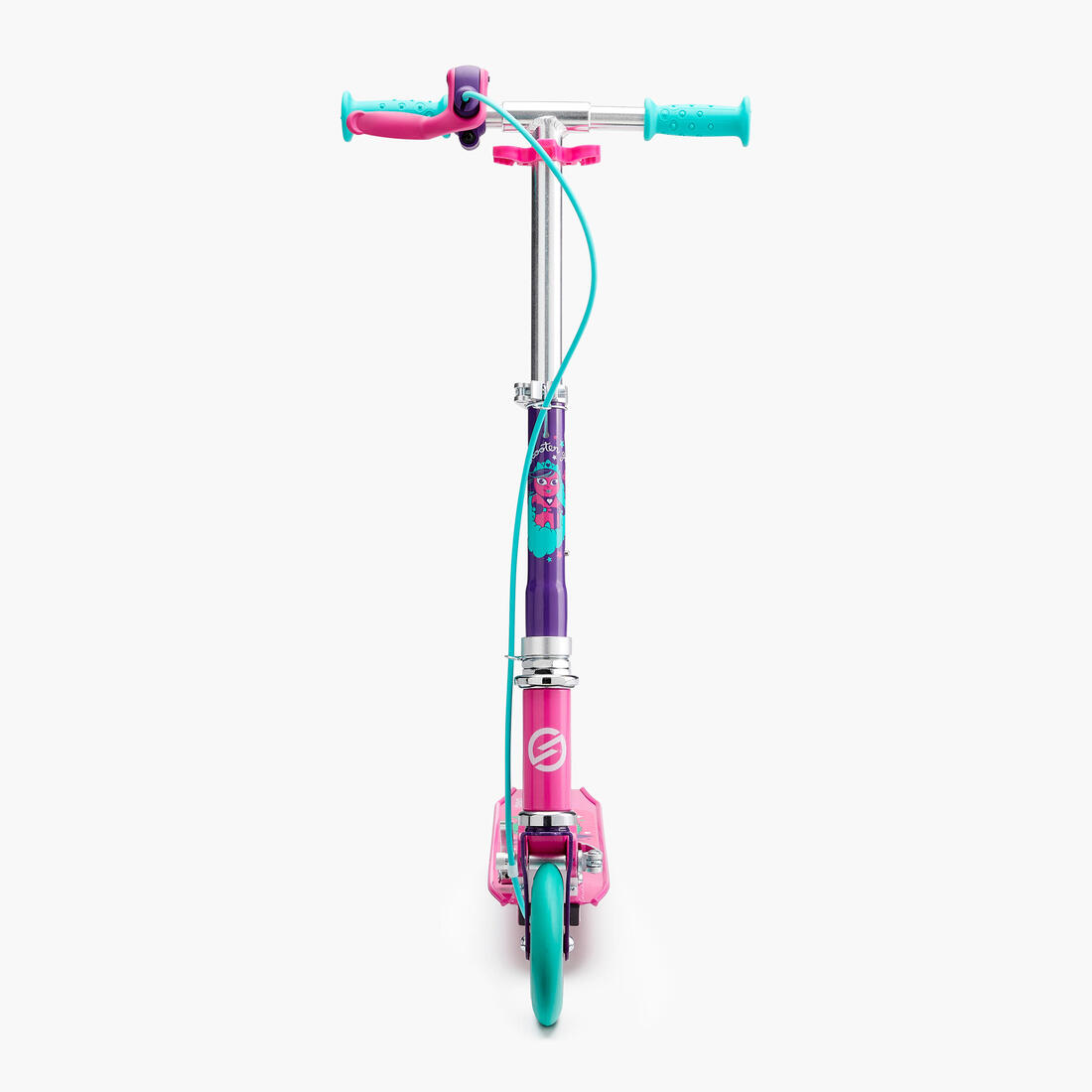 Trottinette enfant play 5 avec frein - Blanche Violette