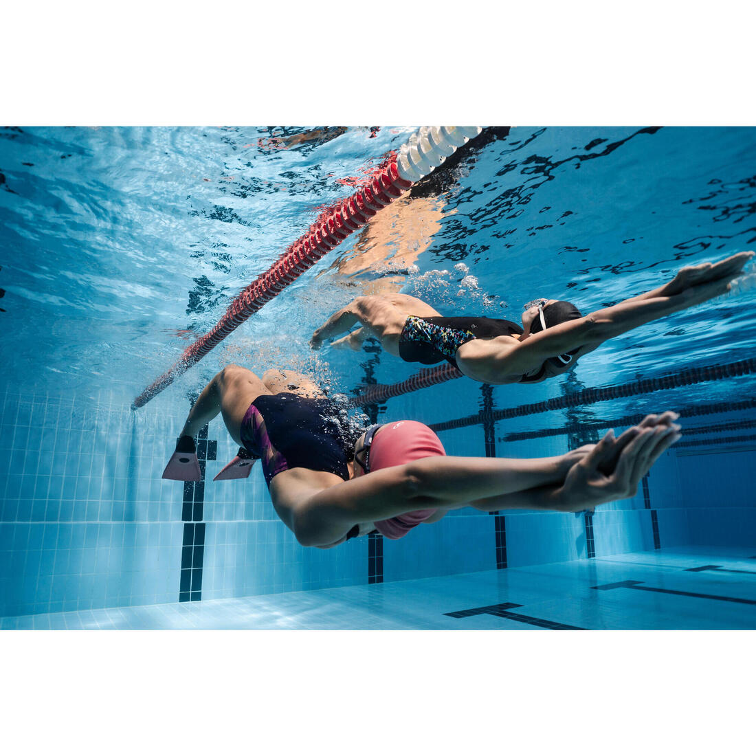 Maillot de bain 1 pièce natation Femme - Kelly noir