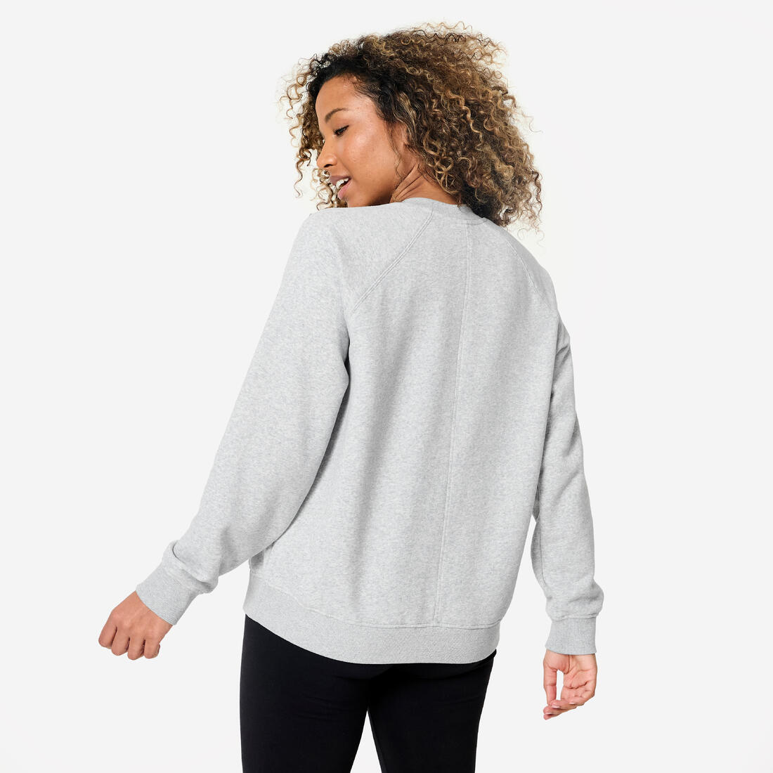 Sweat de fitness en molleton femme