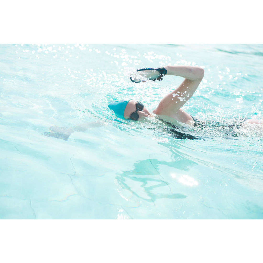 Lunettes De Natation SOFT - Verres Clairs - Grande Taille