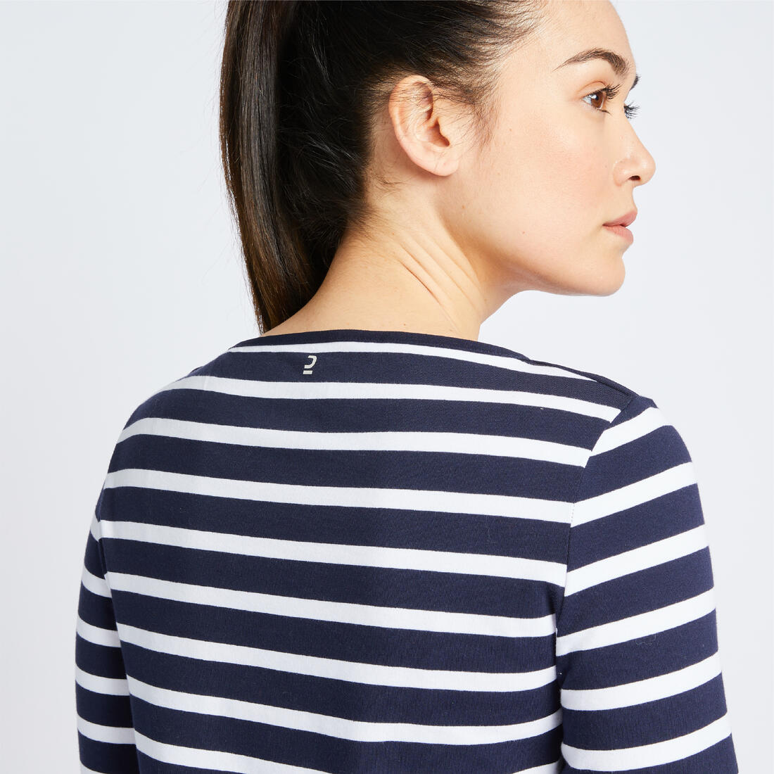 T-Shirt Manches longues - marinière de voile femme Sailing 100