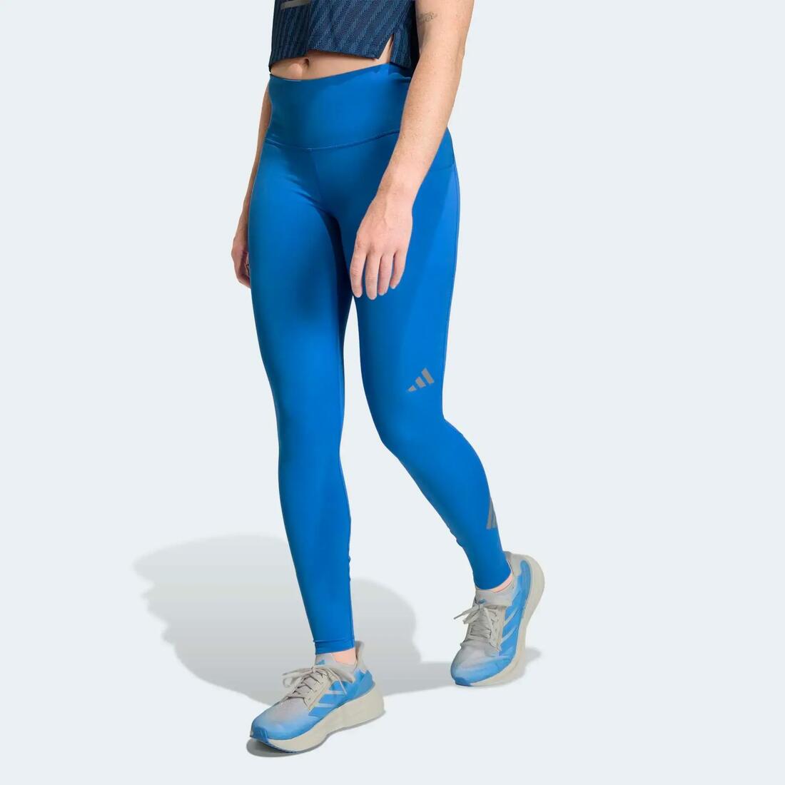 Legging de running confortable taille haute femme, adidas ADI365 bleu