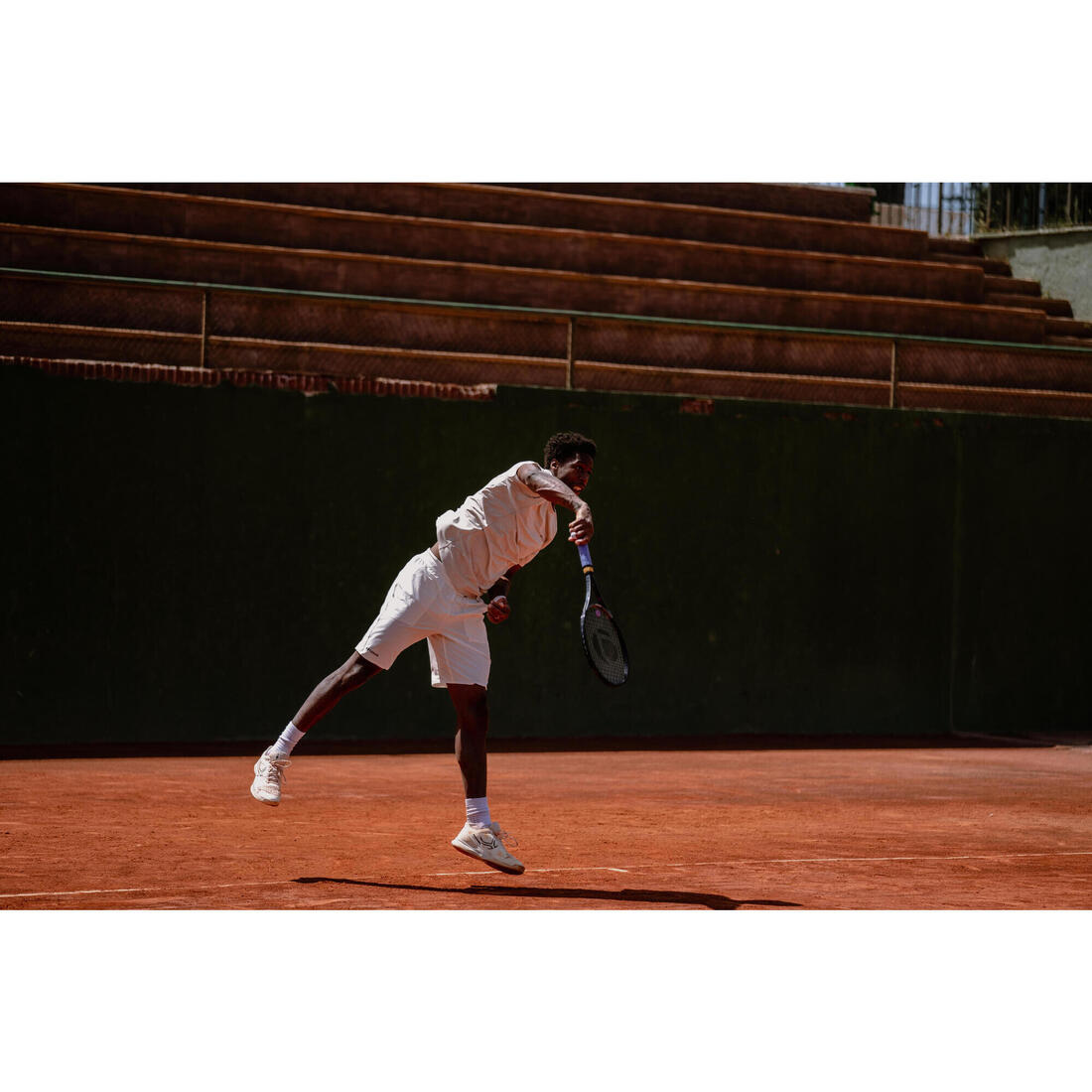 T-shirt tennis manches courtes homme - Artengo DRY Gaël Monfils