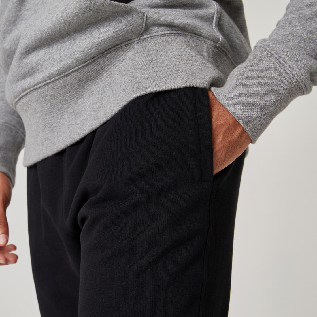 Pantalon jogging slim Fitness Homme - 500 Gris foncé