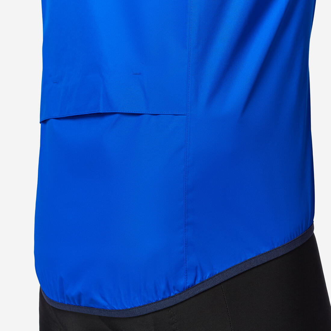 Veste vélo route manches longues coupe-pluie homme RC100 bleu indigo