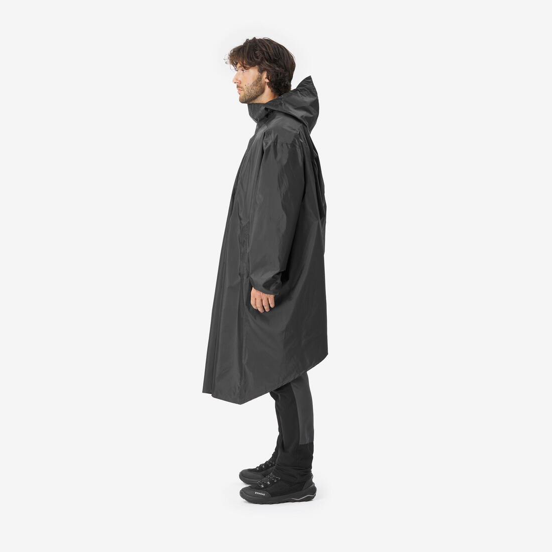 Poncho pluie de randonnée - MT500 - 60L - Noir