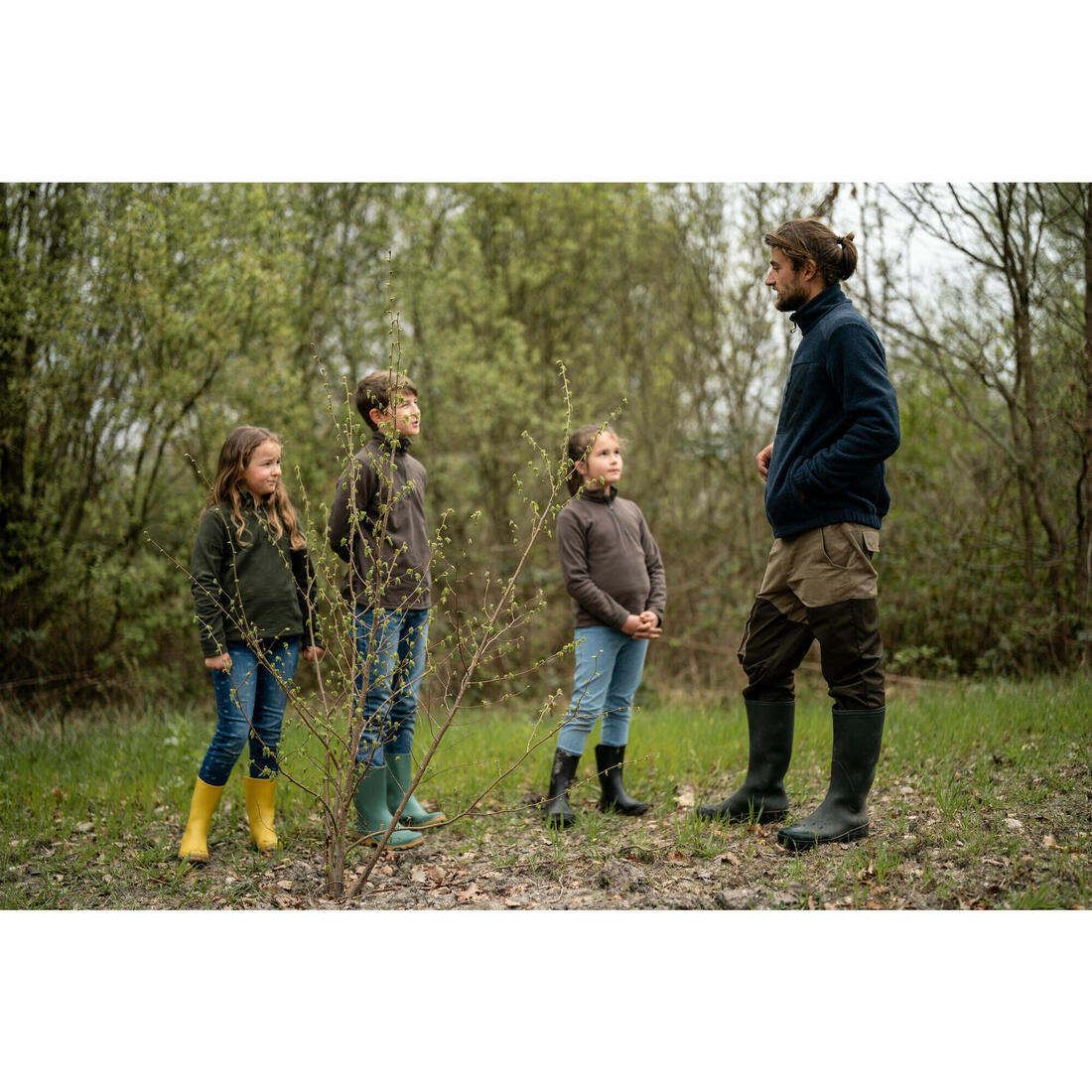 Bottes de pluie imperméables homme glenarm 300 vertes