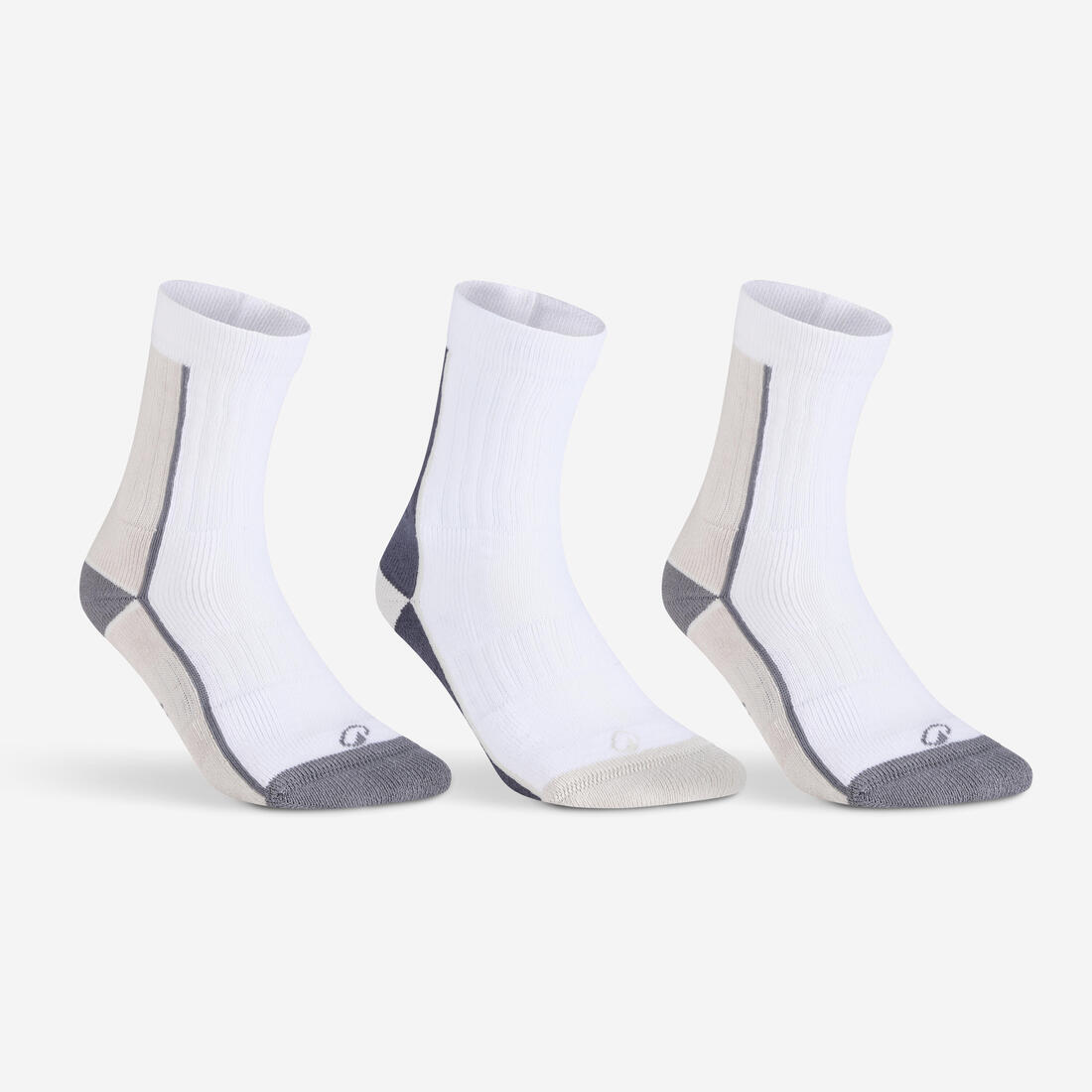 CHAUSSETTES DE TENNIS HAUTES RS 500 LOT DE 3
