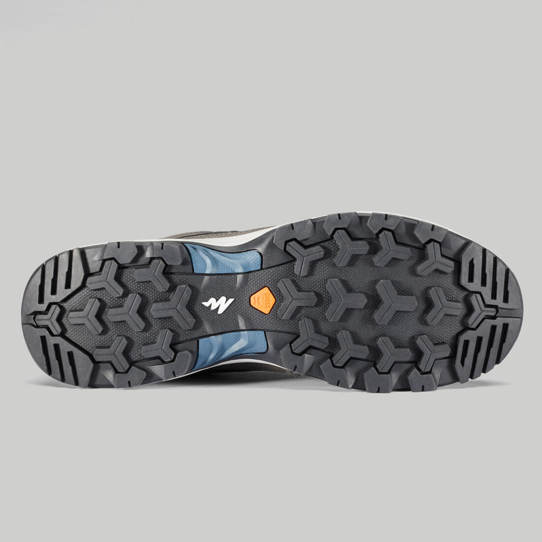 Chaussures de randonnée homme, MH100 gris