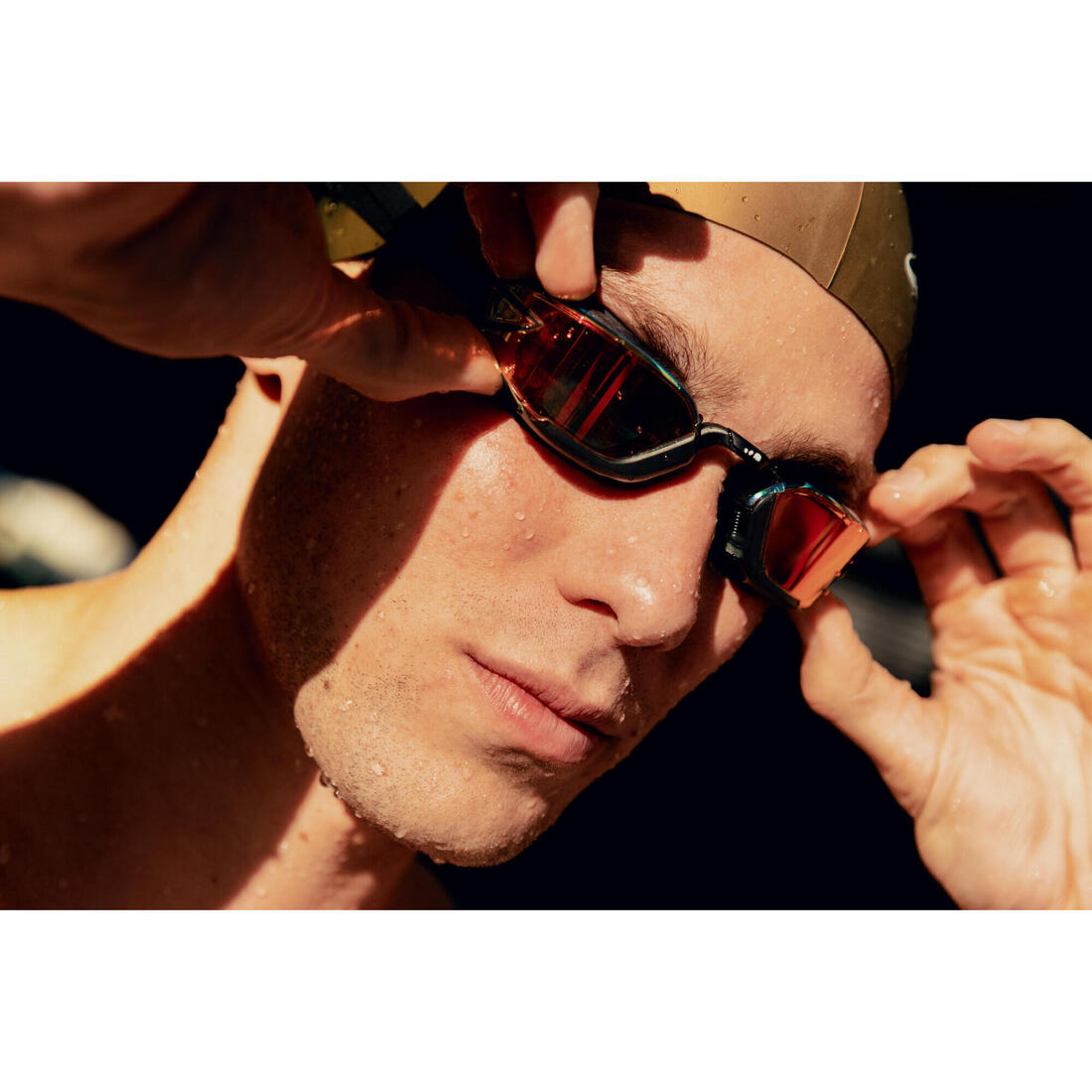 Lunettes de natation taille Unique - Bfast noir miroir Fire - Nouvel anti-buée