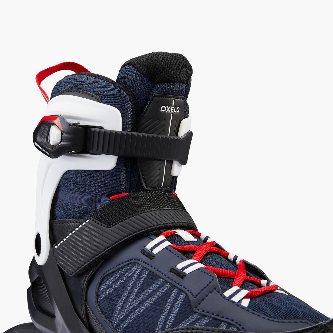 Roller fitness adulte fit500 bleu rouge