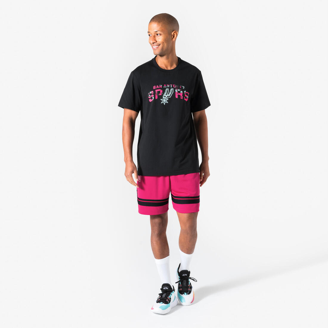 Short de basketball NBA Lakers homme/femme - SH 900 AD