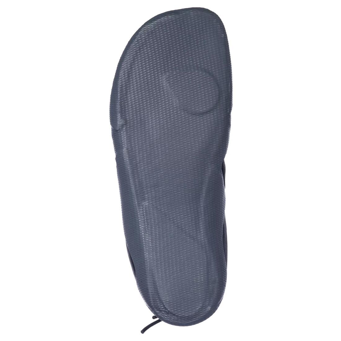 Chaussons bas surf 500 néoprène 2mm gris noir