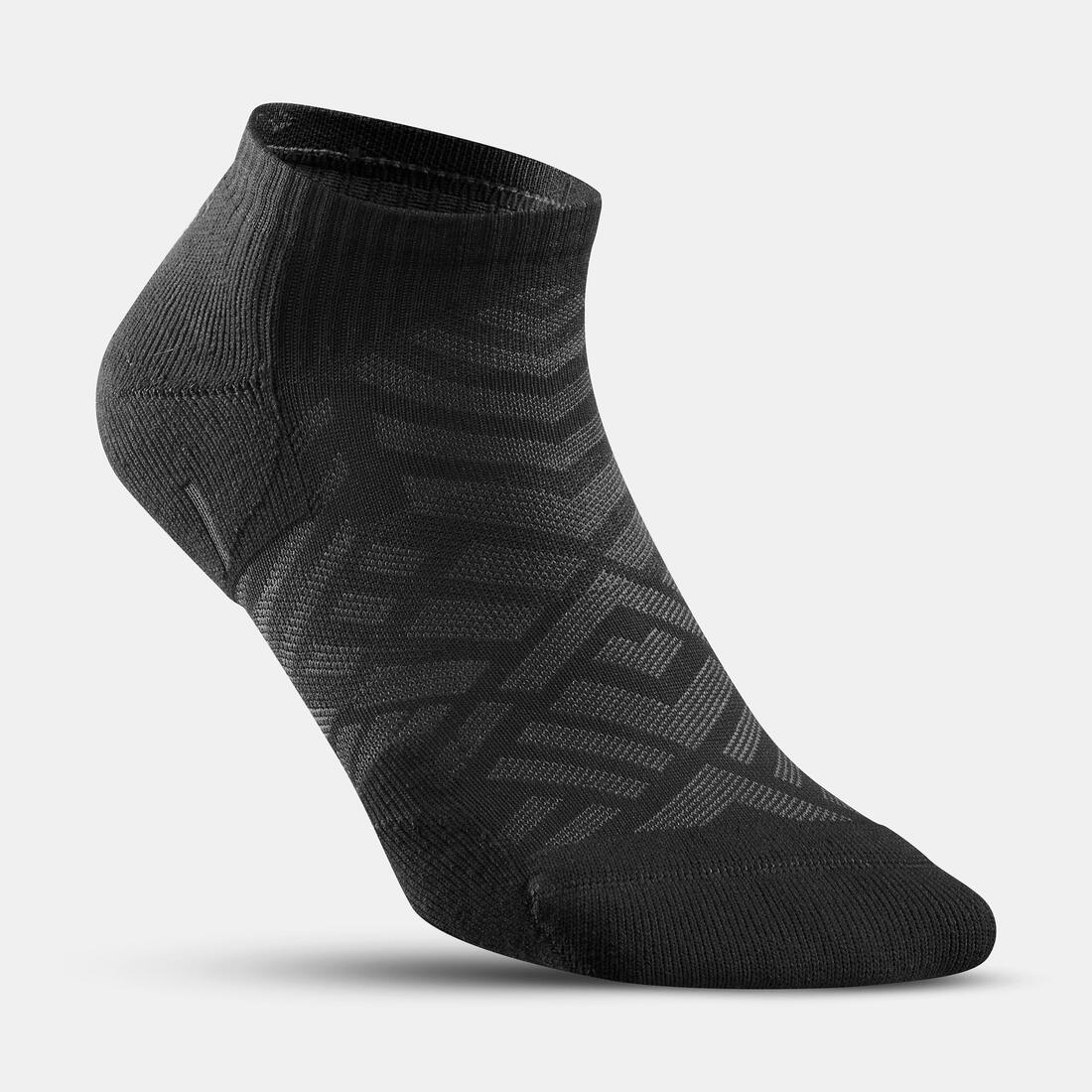 Chaussette Hike 100 Low - Grise - Lot de 2 paires