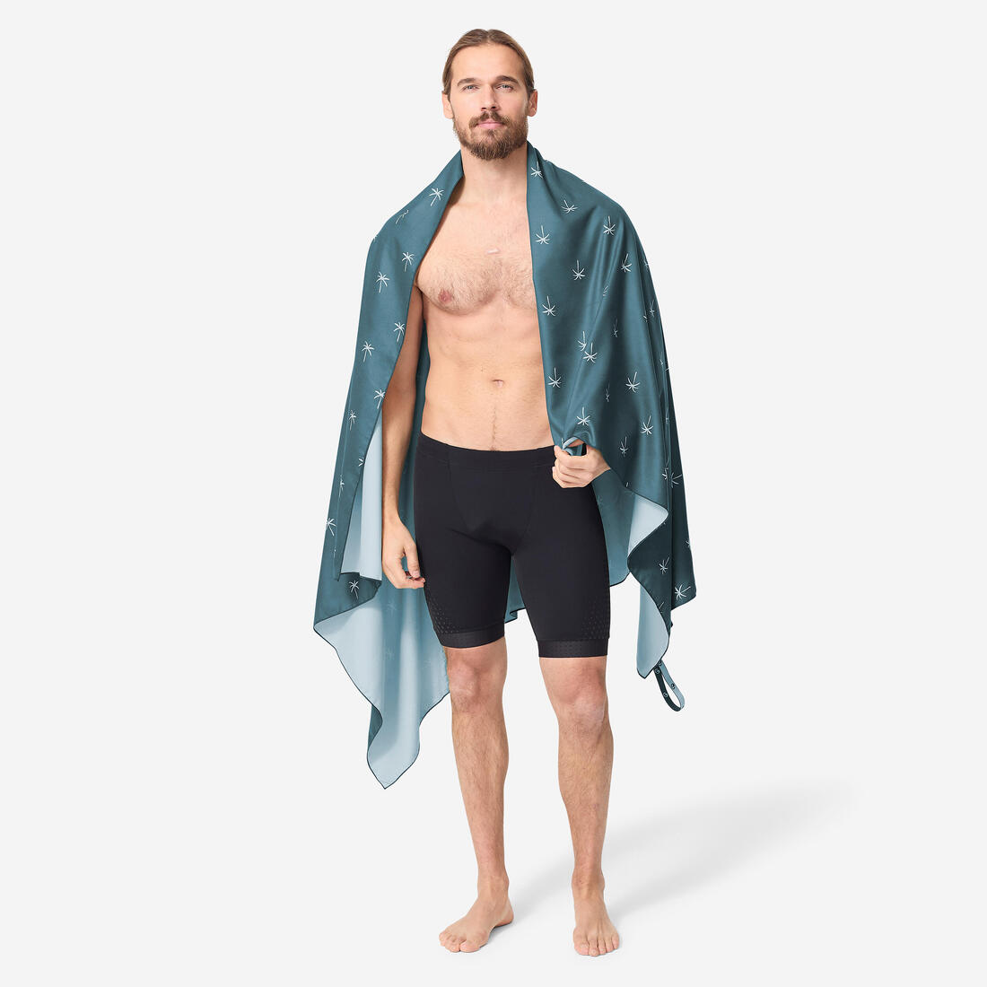 Serviette de bain microfibre imprimé taille xl 110 x 175 cm