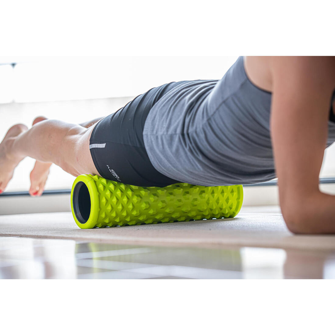 Rouleau de massage / Foam roller 500 HARD vert