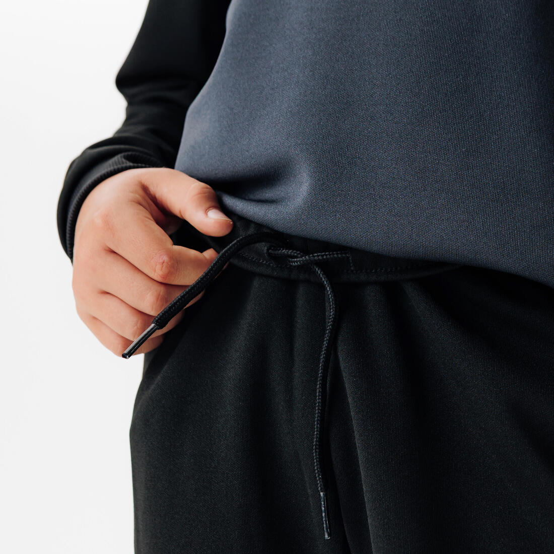 Pantalon d'entraînement de football enfant ESSENTIEL noir