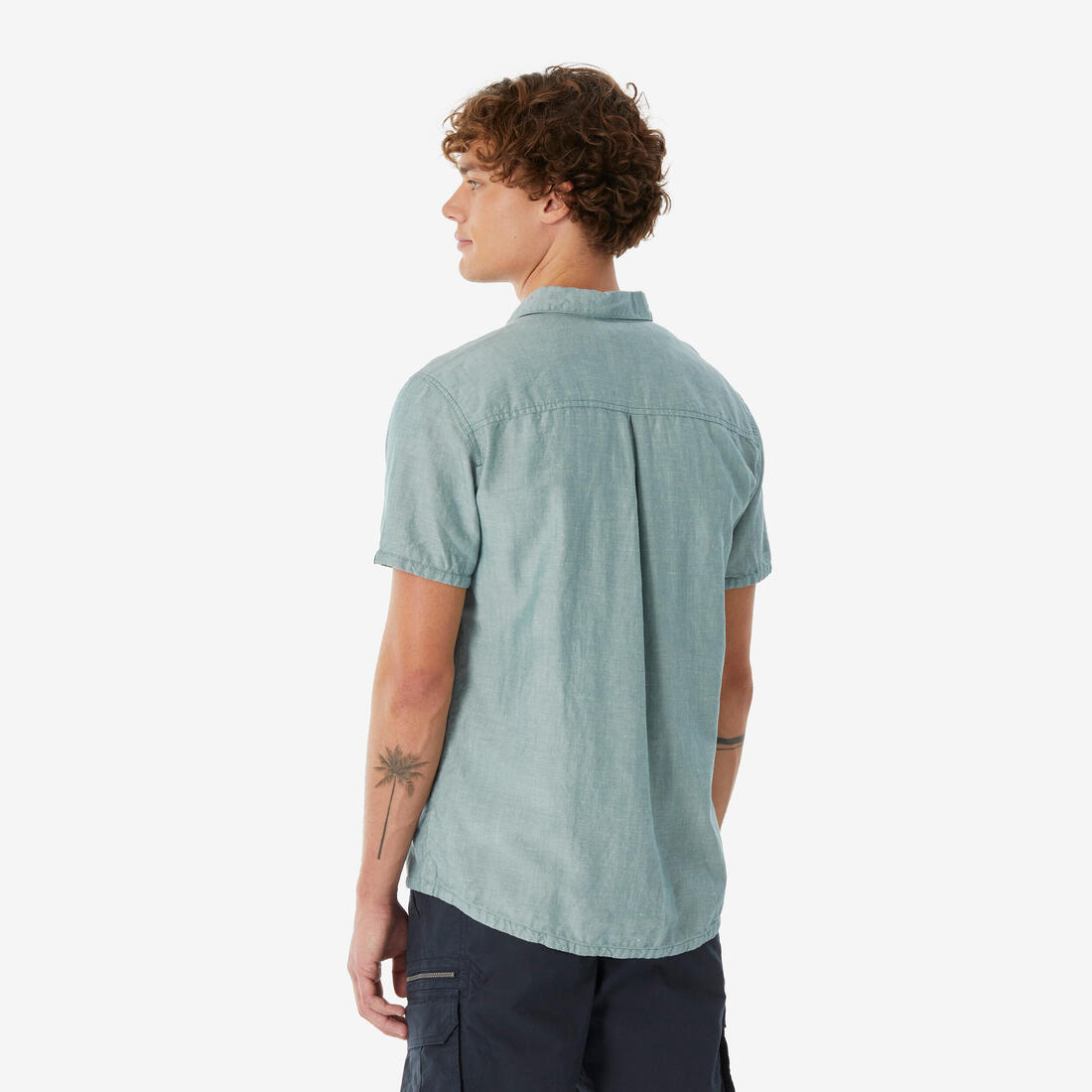 Chemise de randonnée manches courtes homme, NH500