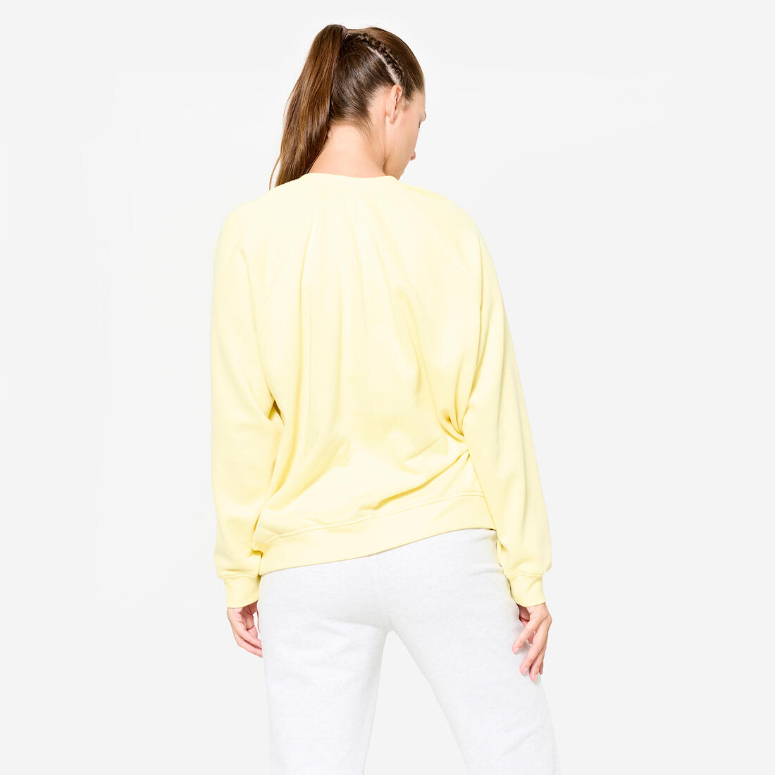 Sweat de fitness en molleton femme