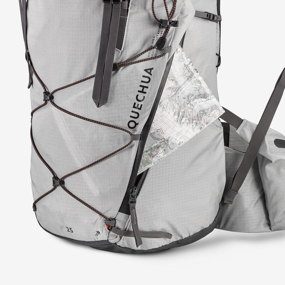 Sac à dos de randonnée montagne confortable et léger 25L, MH900