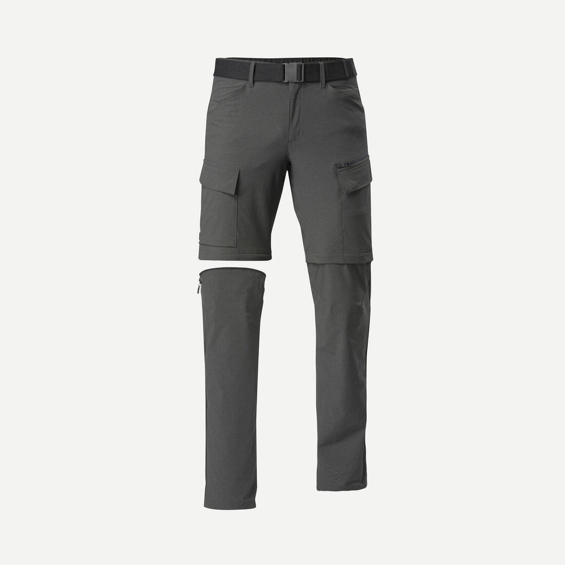 Pantalon modulable 2 en 1 de trek voyage homme, Travel 500 modul camel