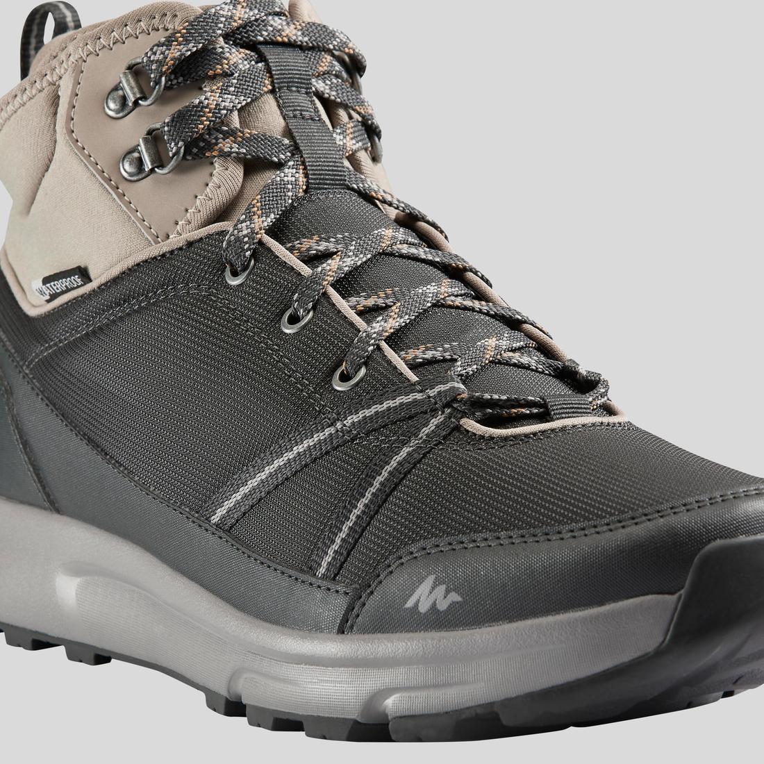 Chaussures imperméables de randonnée - NH100 Mid WP - Homme