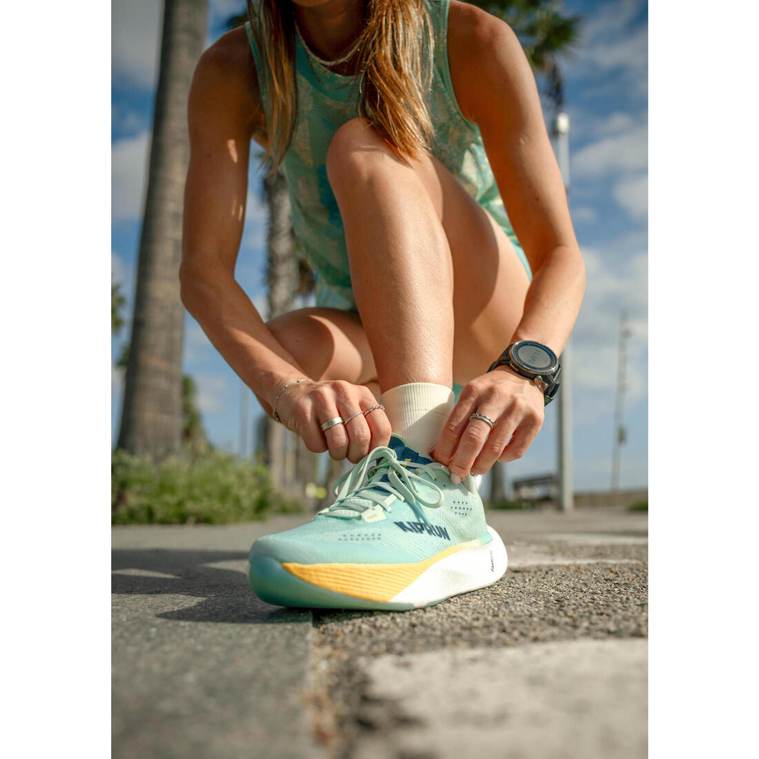 Chaussures running route femme, Kiprun Kipride