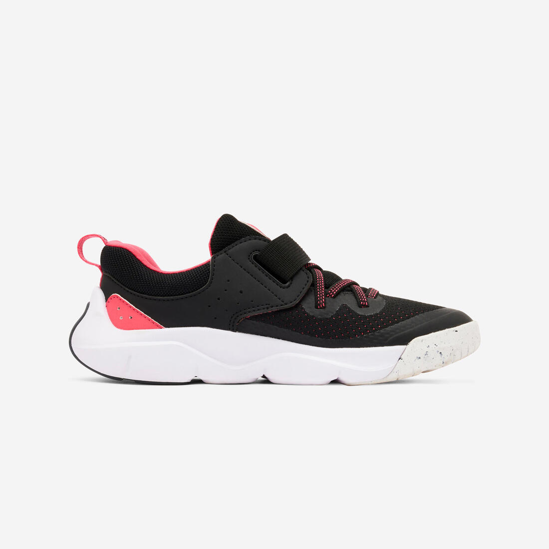 Chaussures de sport à scratch légères enfant, Playful Fast noir et
