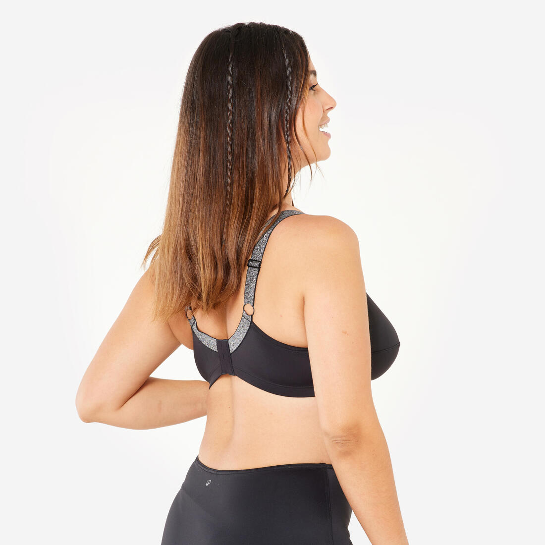 HAUT DE MAILLOT DE BAIN BALCONNET ASTRID NOIR ARMATURES TEXTILES CONFORT ABSOLU