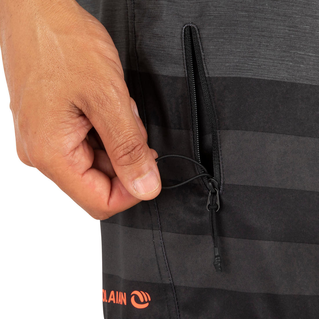 Surf boardshort court 500 line black