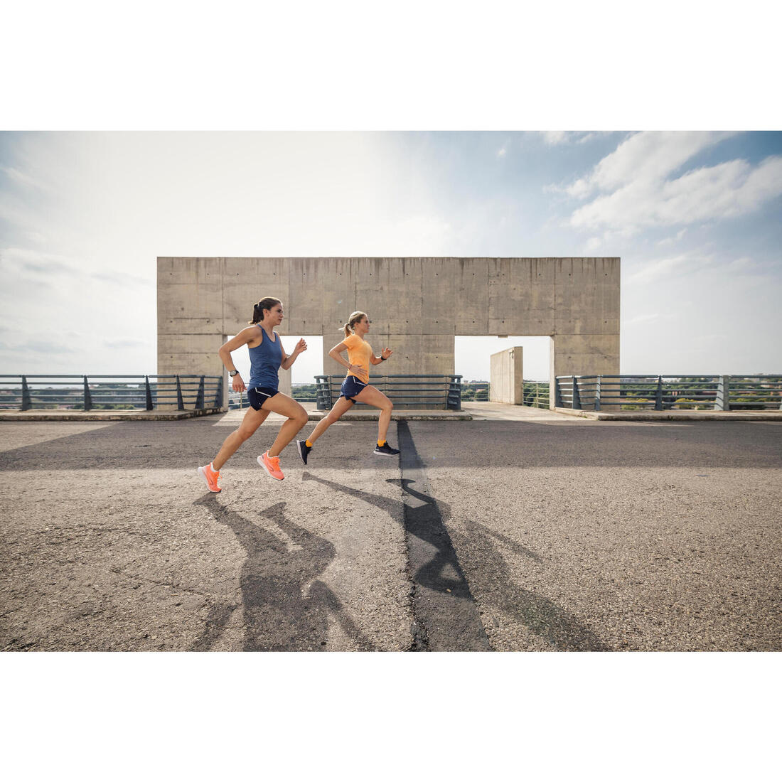 Débardeur running avec brassière intégrée femme - kiprun run 500 confort