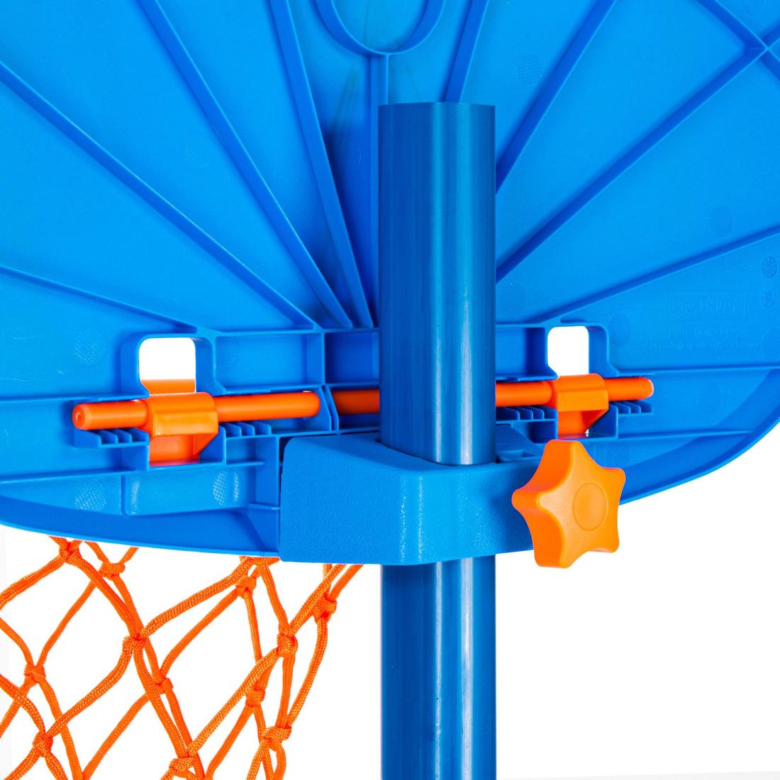 Panier de basket sur pied réglable de 0,9m à 1,2m Enfant - K100 Ball orange
