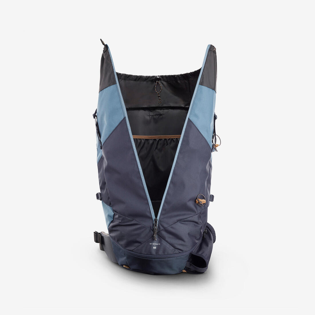 Sac à dos de trekking femme 60 l - mt100 easyfit