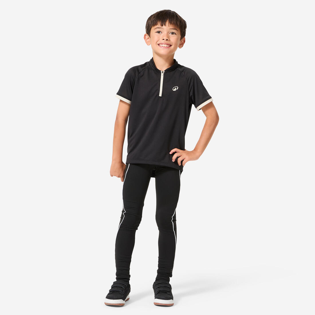 Maillot manches courtes vélo enfant 7-11 ans, 500